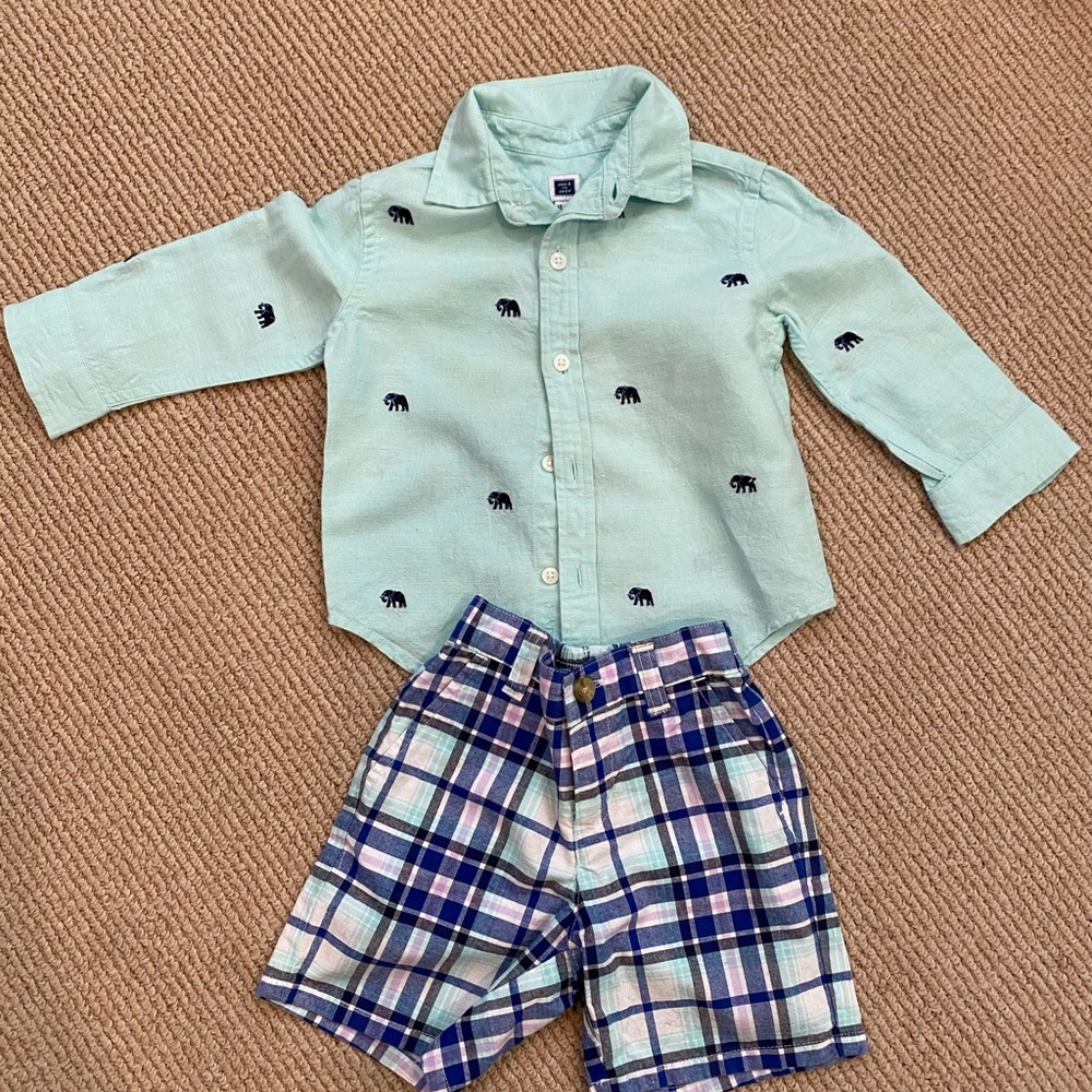 Boys 12-18 Janie and Jack Easter/Spring outfit